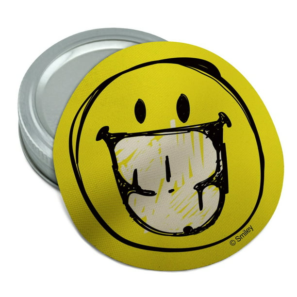 Sparkle Diamond Smiley Face Licensed Rubber Non-Slip Jar Gripper Opener